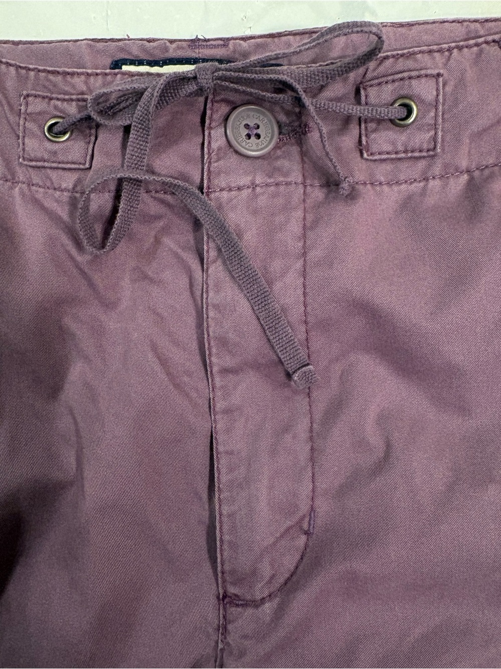 Caribbean Joe Women's Cargo Pants in Dusty Plum size 12 - Picture 10 of 10